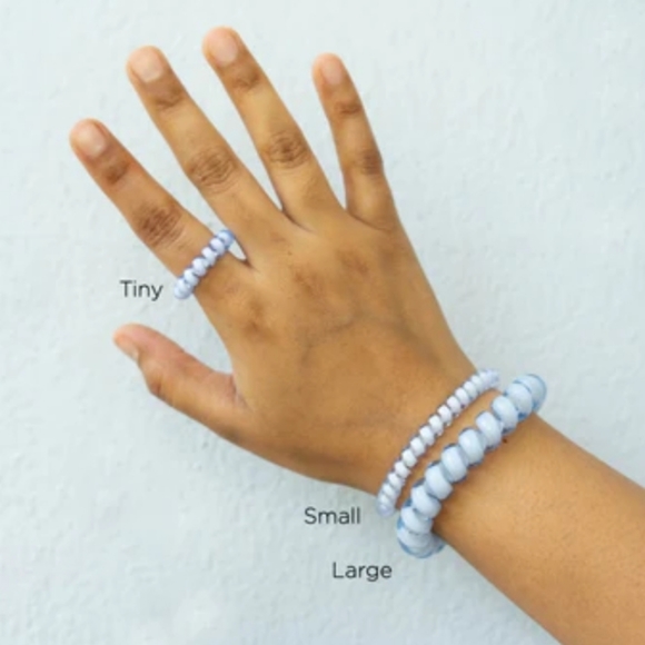 Teleties Hairbands 3pk- Rainbow Rope |New In Packaging|Strong Grip|LARGE - Picture 4 of 10